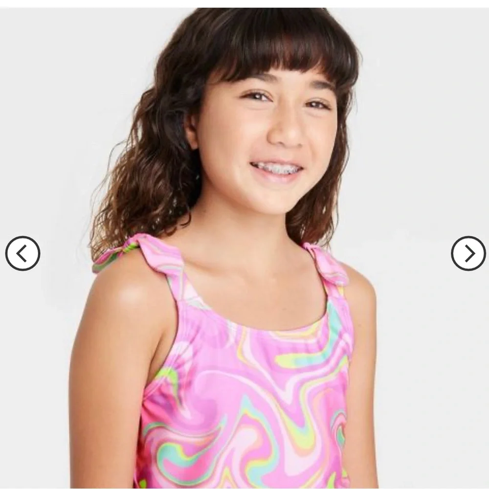 Girls' Jelly-Belly Tankini Set - Cat & Jack